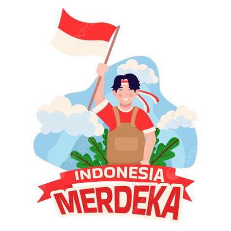 Clipart Hari Kemerdekaan Indonesia Vektor Indonesia Mandiri Clipart Png Dan Vektor Dengan