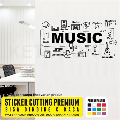 Jual Stiker DInding Dan Kaca Motivasi Kantor Kerja Musik Project Think