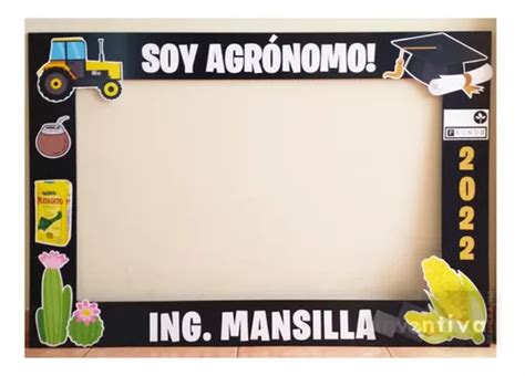 Marco Selfie Ing Agrónomo Egresados 100x70 Personalizado