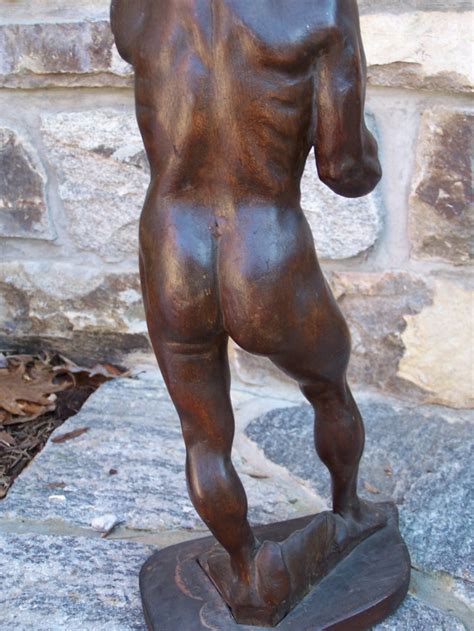 1220 Italian Renaissance Wood Sculpture Of Nude Man For Sale Antiques Classifieds