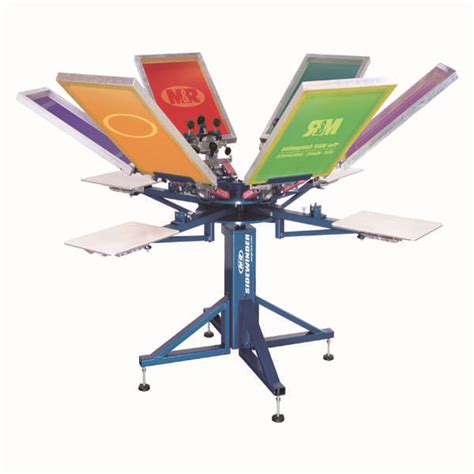 M R Sidewinder Manual Screen Printing Press Screen Print World