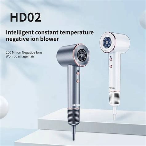 Bomidi HD02 High Speed Hair Dryer 200 Million Negative Ion