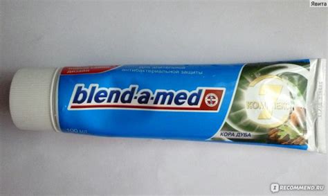 Зубная паста Blend-a-Med Complete 7 + кора дуба - «Кто бы мог подумать ...