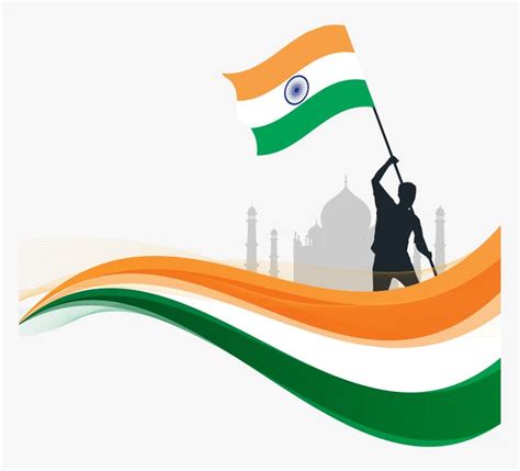 Indian Republic Day Flyaing Indian Flag Png - India Flag Vector Png, Transparent Png ...