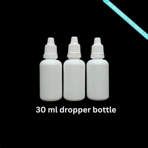 10 Ml White 30ml Dropper Plastic Bottle At Rs 1 95 Piece In Jaipur ID