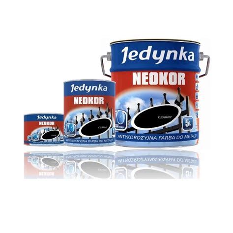 Antykorozyjna farba podkładowa neokor aluminiowa 0 5l Jedynka