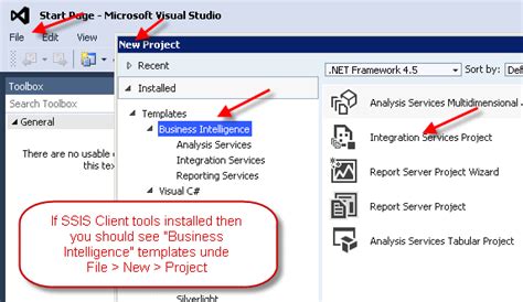 How To Install SSIS 2012 2014 2016 SSDT BI For Visual Studio