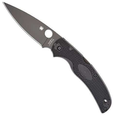 Spyderco Native Chief Lightweight Lock Back Black Handle Black BD1N ...