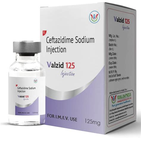 Mg Valzid Ceftazidime Sodium Injection At Rs Box Ceftazidime