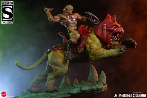 Masters Of The Universe He Man And Battle Cat Statue Comic Concepts