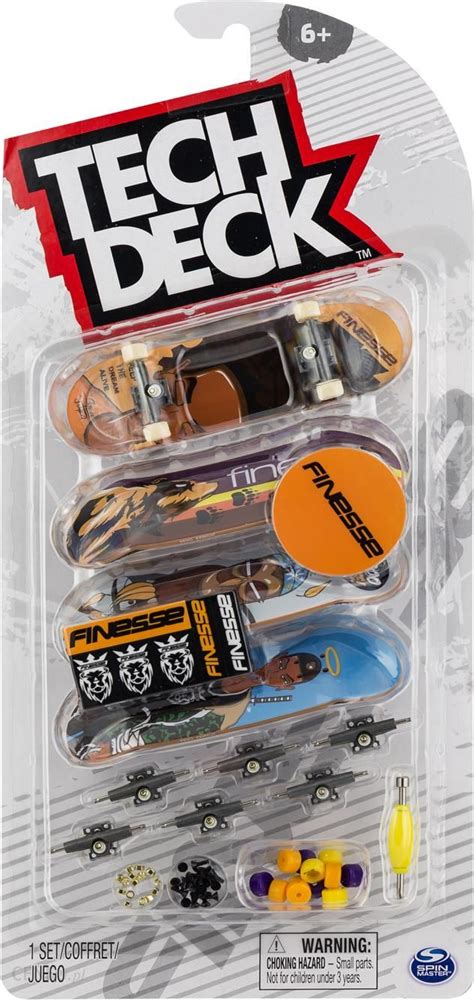 Spin Master Tech Deck 4 Pak Deskorolek Finesse Fingerboard Skate Ceny I Opinie Ceneopl