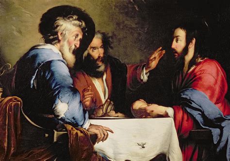 Supper At Emmaus Painting By Bernardo Strozzi Pixels