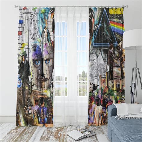 Pink Floyd Window Curtains Pink Floyd Psychedelic Rock Album Cover