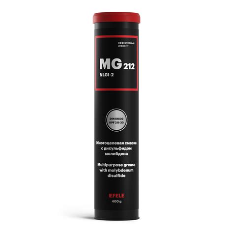 EFELE MG-212 (400 гр.) - смазка c дисульфидом молибдена - superoil.ru