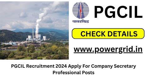 PGCIL Recruitment 2024 Apply For Company Secretary Professional Posts