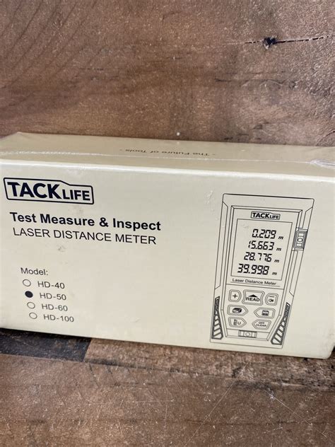 Tacklife Classic Laser Measure Ft M In Ft Mute Laser Distance Meter