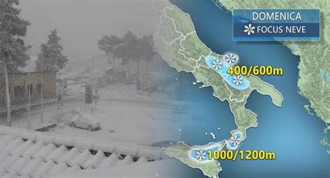 Cronaca Meteo Residua instabilità al Sud con neve fino a bassa quota