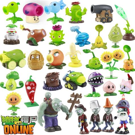 Jual MAINAN ANAK PLANTS VS ZOMBIES 2 SET ACTION FIGURE TEMBAK PLANT VS