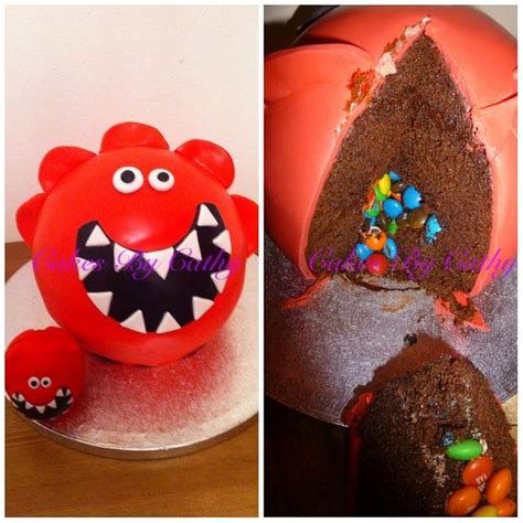 Comic Relief Red Nose Piñata Cake Decorated Cake By Cakesdecor