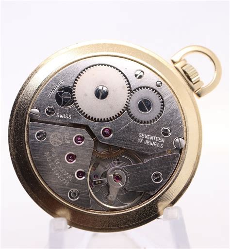 Hamilton Masterpiece AT&T Roy Fisher Gold-Electro-Plate 46mm O/F ...