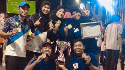 Atlet Borong 4 Medali Catatkan UNESA Juara Umum Cabor Petanque