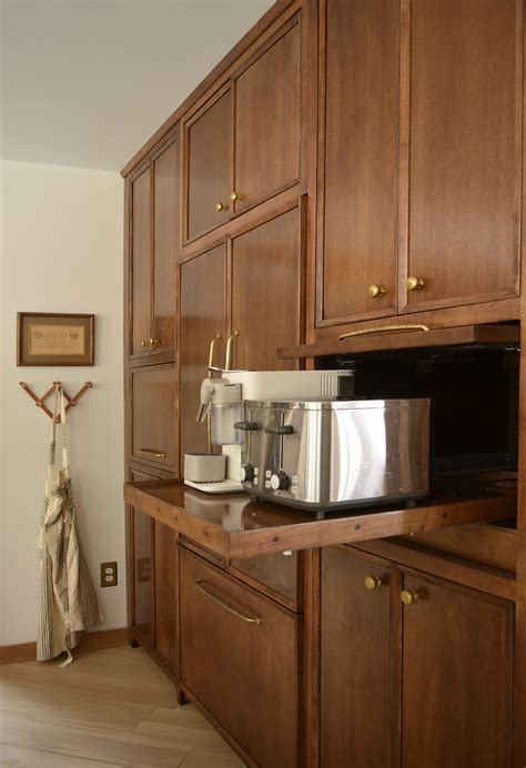 Hidden Small Appliance Storage In The Kitchen Brepurposed