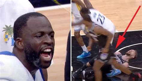 Nba C Est D Gueulasse Draymond Green Craque Et Risque La