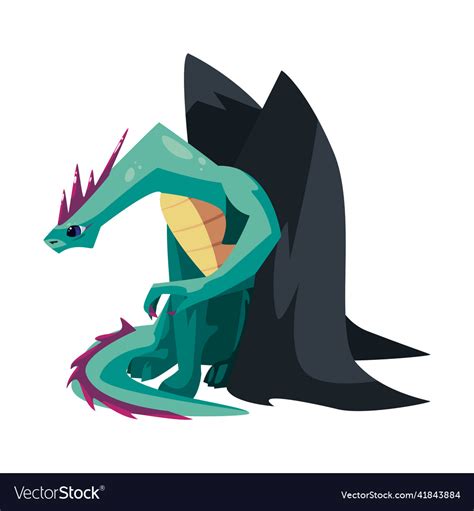 Green Dragon Design Royalty Free Vector Image Vectorstock