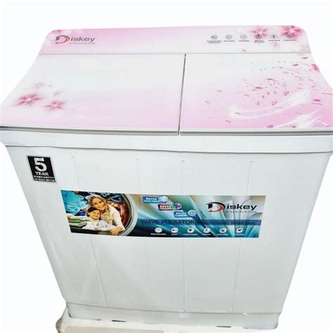 Semi Automatic Top Load Diskey 9 Kg Washing Machine Pink Weight At Rs