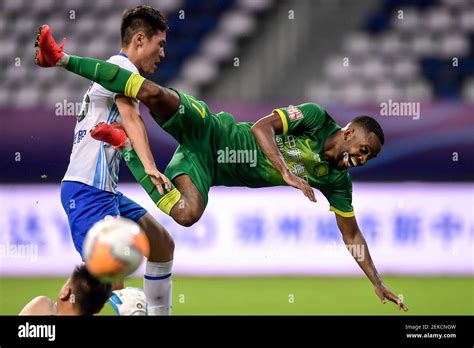 French Born Congolese Football Player Cedric Bakambu Of Beijing Sinobo