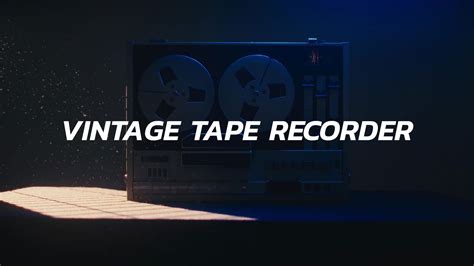 Vintage Tape Recorder, Stock Footage Creator Resources | Story Loop