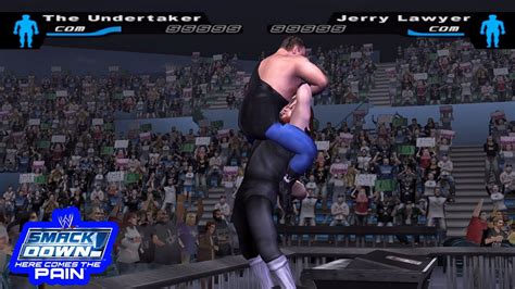 The Undertaker V Jerry The King Lawyer Gameplay Wwe Hctp Youtube