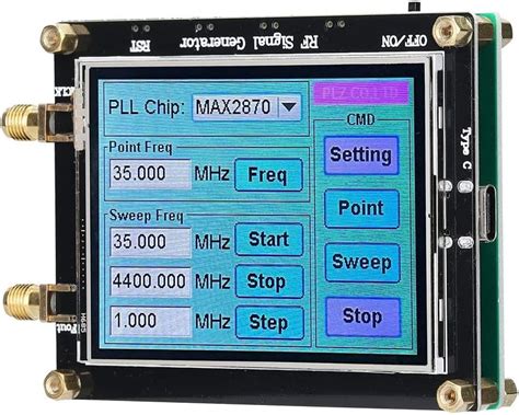 SuanQ MAX2870 Signalgenerator 23 5 MHz 6000 MHz Touchscreen