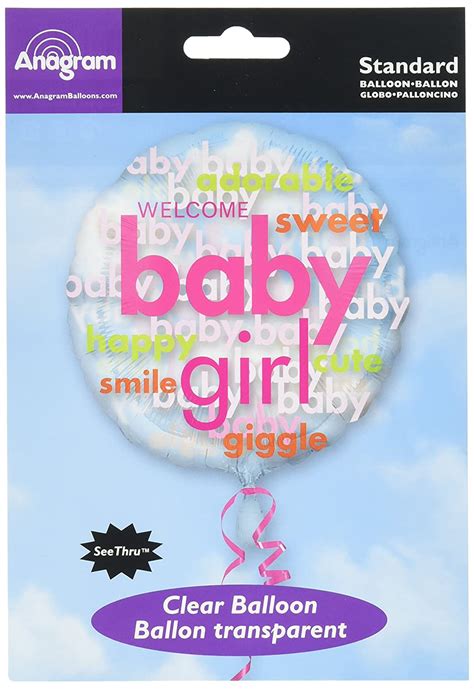 Anagram International Baby Girl Word Cloud Multicolor