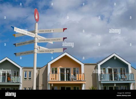 The New Chalets At Butlins Minehead Stock Photo Alamy