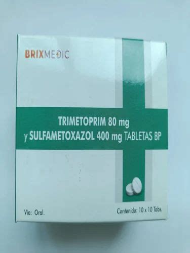 Trimetoprim Mg Sulfametoxazol Mg Bp Tablet Packaging Type Box