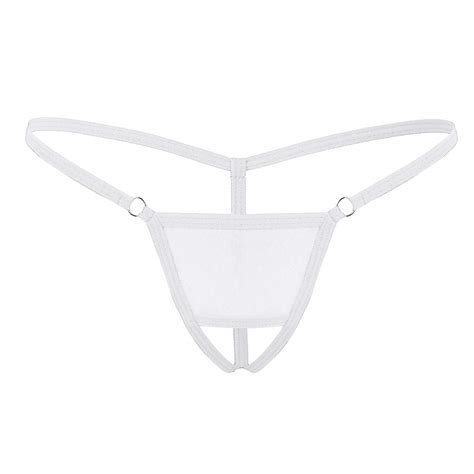 Buy Men S Sheer Mesh See Through G String T Back Panties Bikini Brief Underwear Online At