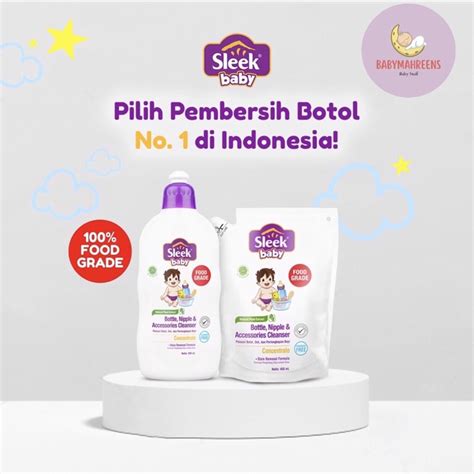 Jual Sleek Baby Bottle Nipple Accessories Cleanser Ml Botol