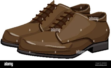 Style Man Shoes Cartoon Vector Illustration Stock Vector Image Art