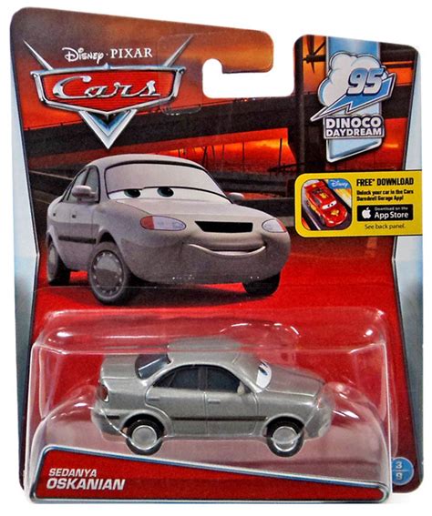 Disney Pixar Cars 95 Dinoco Daydream Sedanya Oskanian 155 Diecast Car 311 Mattel Toys - ToyWiz