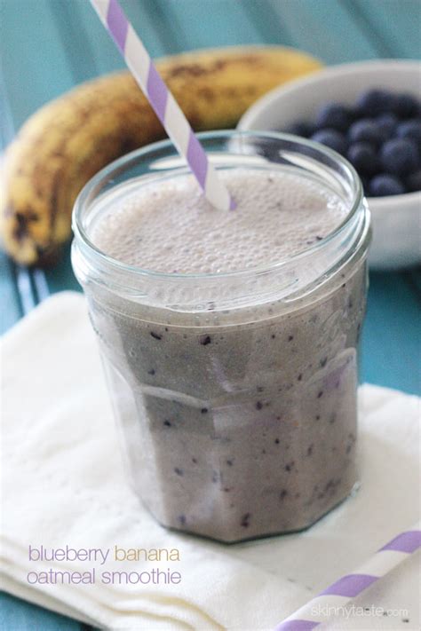 Blueberry Banana Oatmeal Smoothie Skinnytaste Bloglovin