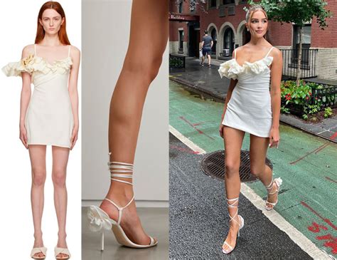 Olivia Culpo S Jacquemus Le Raphia La Robe Duna Dress Magda Butrym