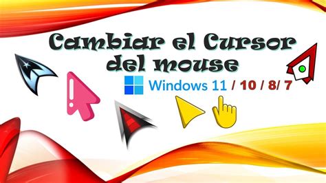 Como Cambiar El Cursor De Windows Sin Programas Pack De