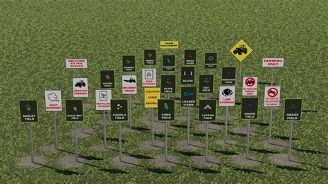 Multiplayer Sign Pack V Fs Mod Farming Simulator Mod