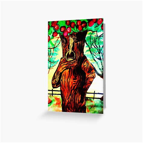 "WIZARD OF OZ SELFISH APPLE TREE" Greeting Card by JoAnnHayden | Redbubble