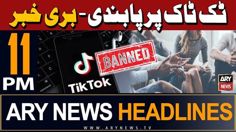 Ary News Pm Headlines Th April Tik Tok Ban Big News