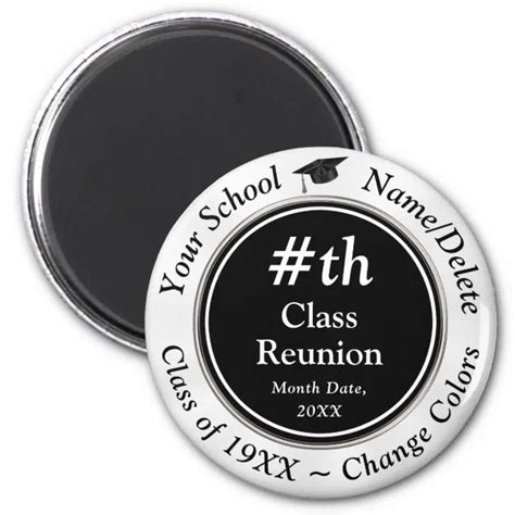 Cheap Class Reunion Souvenirs, ANY COLORS, YEAR Magnet | Zazzle