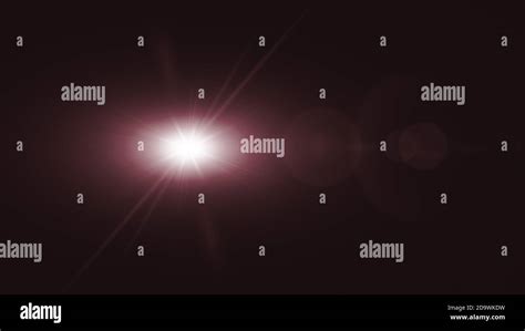 Light lens flare effect Stock Photo - Alamy