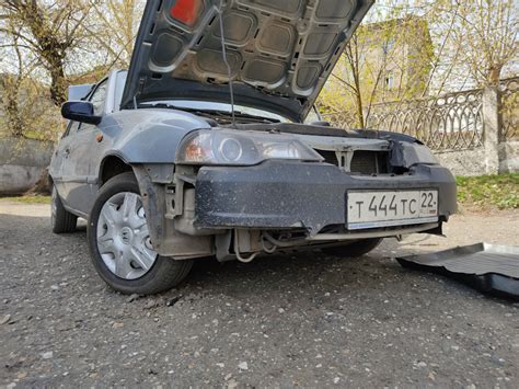 Замена переднего бампера — Daewoo Nexia (N150), 1,6 л, 2012 года ...