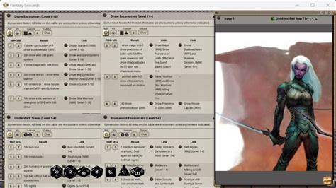 Underdark Encounters Random Encounter Tables Fantasy Grounds